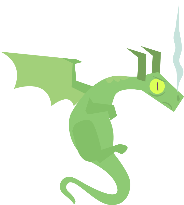 Kleiner grüner Drache 